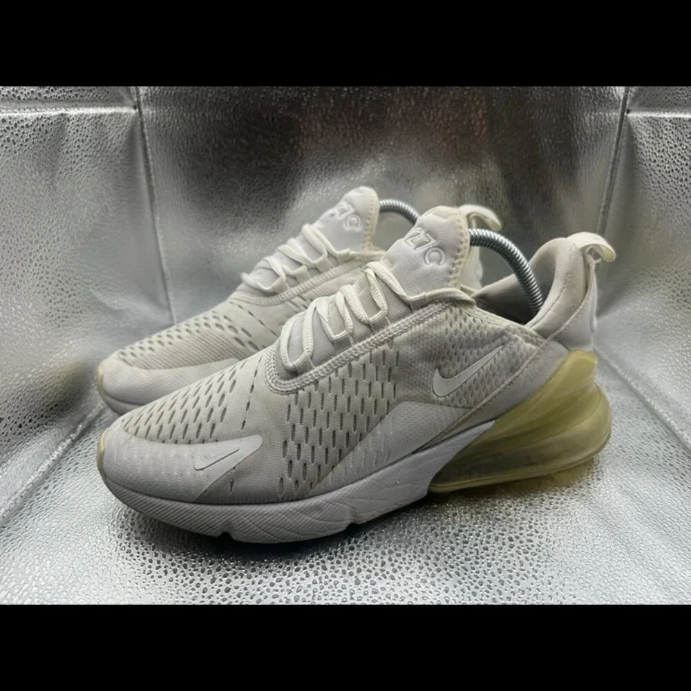 🚀 Size 10 Nike Air‎ Max 270 Triple White AH6789-102 Women’s